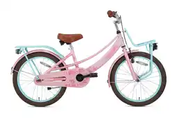 Decathlon SuperSuper Lola Kinderfiets - Meisjes - 16 inch - Turquoise / Roze aanbieding