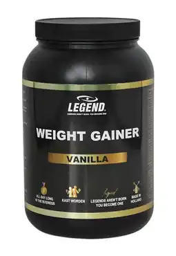 Decathlon LEGEND Weight Gainer Vanilla 1,5KG aanbieding