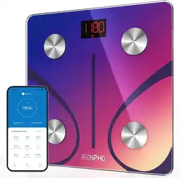 Decathlon Persoonlijke weegschaal, Bluetooth aangesloten persoonlijke weegschaal aanbieding