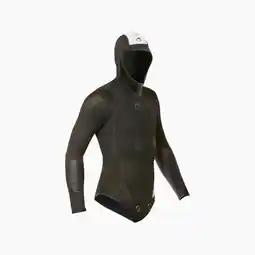 Decathlon Duikvest voor harpoenduiken heren neopreen 5 mm SPF 500 donkergrijs aanbieding