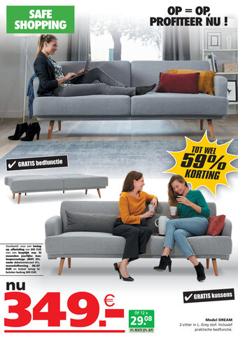 Seats and Sofas Model Dream aanbieding