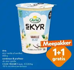 OKay skyr vanille of aardbei aanbieding
