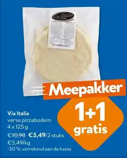 OKay Via Italia verse pizzabodem aanbieding
