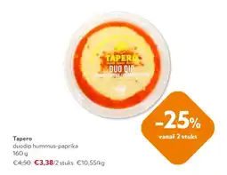 OKay Tapero duodip hummus-paprika aanbieding