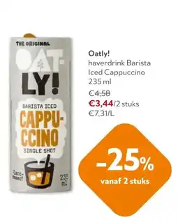 Oatly! haverdrink Barista Iced Cappuccino