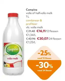 OKay Campina volle of halfvolle melk aanbieding