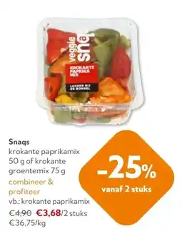 OKay Snaqs krokante paprikamix aanbieding