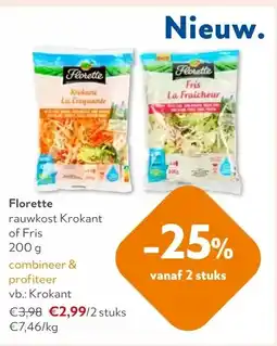 OKay Florette rauwkost Krokant of Fris aanbieding