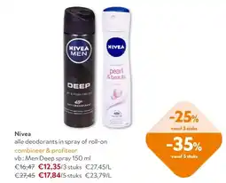 OKay alle deodorants in spray of roll-on aanbieding