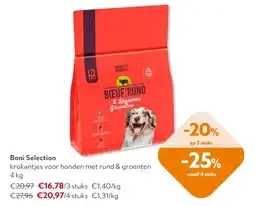 OKay Boni Selection krokantjes voor honden met rund & groenten aanbieding