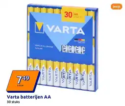 Action Varta batterijen AA aanbieding