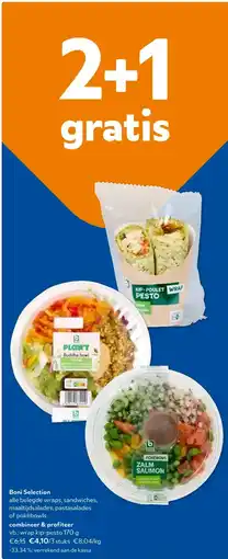 OKay Boni Selection alle belegde wraps, sandwiches aanbieding