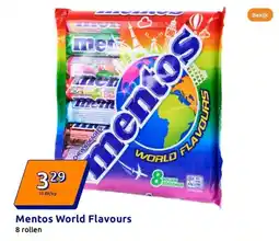 Action Mentos World Flavours aanbieding