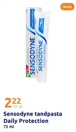Action Sensodyne tandpasta Daily Protection aanbieding