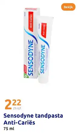 Action Sensodyne tandpasta Anti-Cariës aanbieding