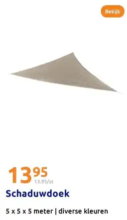 Action Schaduwdoek aanbieding