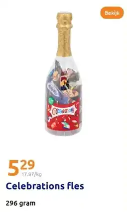 Action Celebrations fles aanbieding