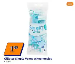 Action Gillette Simply Venus scheermesjes aanbieding
