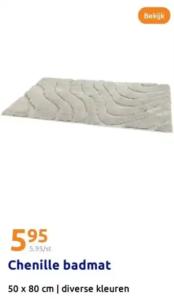 Action Chenille badmat aanbieding