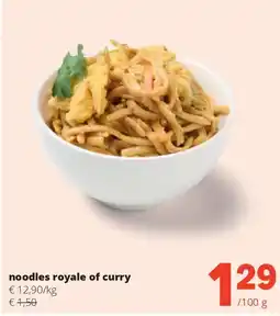 Spar noodles royale of curry aanbieding