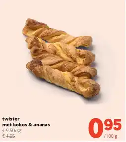 Spar twister met kokos & ananas aanbieding