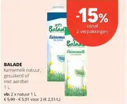 Spar BALADE natuur 1 L aanbieding