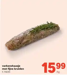 Spar varkenshaasje met fi jne kruiden aanbieding