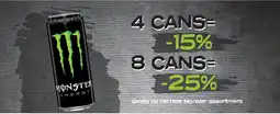 Spar Monster 4 CANS aanbieding