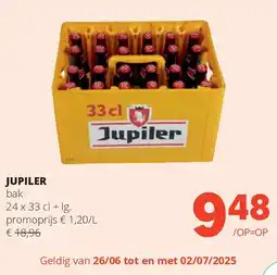 Spar JUPILER aanbieding