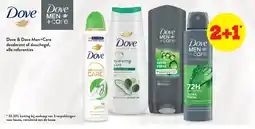 Spar Dove & Dove Men+Care deodorant of douchegel, alle referenties aanbieding