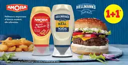 Spar Hellmann’s mayonnaise of Amora mosterd, alle referenties aanbieding