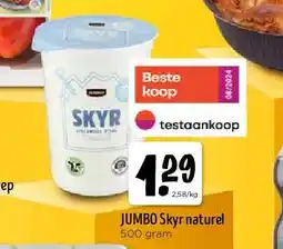 Jumbo JUMBO Skyr naturel 500 gram aanbieding