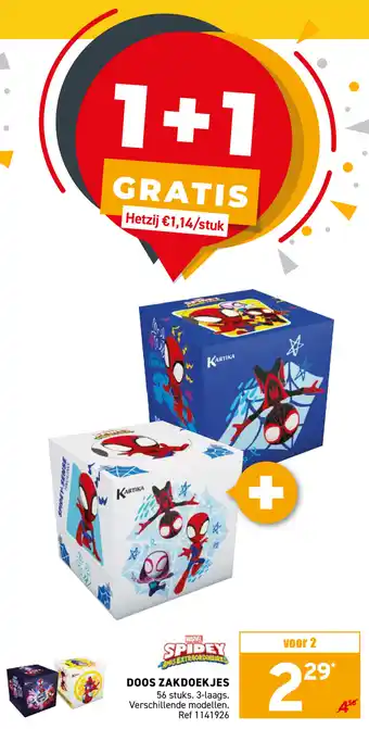 Trafic Doos zakdoekjes aanbieding