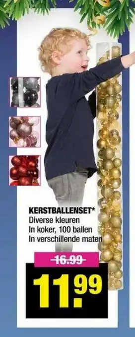 Kerstballenset 100 ballen