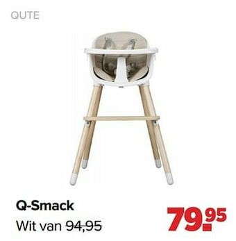 Baby-Dump Qute q-smack wit aanbieding