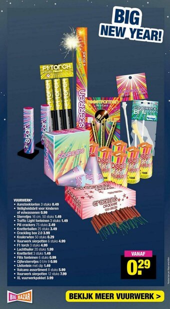 Big Bazar Vuurwerk aanbieding