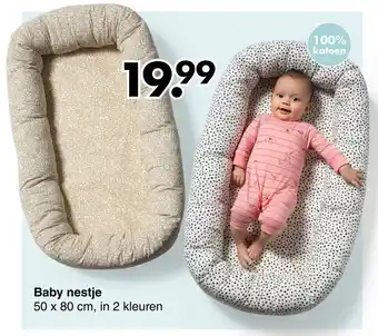 Wibra Baby nestje 50 x 80 cm aanbieding