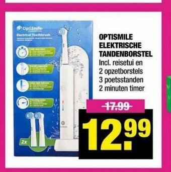 Big Bazar Optismile elektrische tandenborstel aanbieding