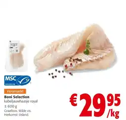Colruyt Boni Selection kabeljauwhaasje royal aanbieding