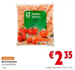 Colruyt Boni Selection tomatenblokjes 1 kg aanbieding