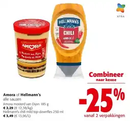 Colruyt Amora mosterd van Dijon 185 g aanbieding
