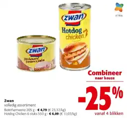 Colruyt Zwan Boterhamworst 205 g aanbieding