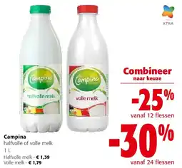 Colruyt Campina Halfvolle melk aanbieding