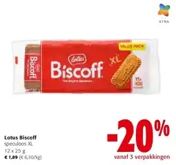 Colruyt Lotus Biscoff speculoos XL aanbieding