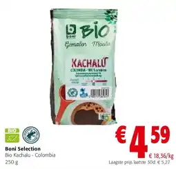 Colruyt Boni Selection Bio Kachalu - Colombia 250 g aanbieding