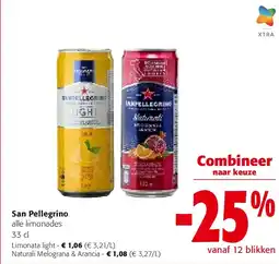 Colruyt San Pellegrino Limonata light aanbieding