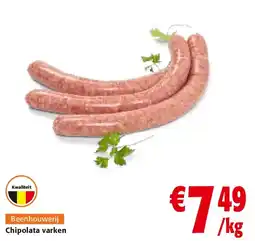 Colruyt Chipolata varken aanbieding
