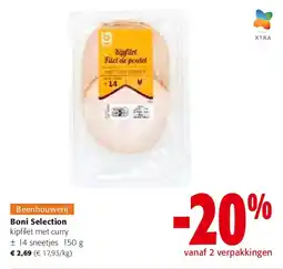 Colruyt Boni Selection kipfilet met curry aanbieding