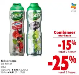 Colruyt Teisseire Zero Grenadine aanbieding