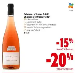 Colruyt Cabernet d’Anjou A.O.P. Château de Brossay 2024 aanbieding